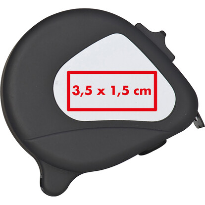 5 Meter Maßband Kentville,schwarz, A-Nr.: 173703 - 02