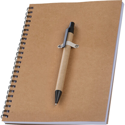 A5 Schreibblock Kentwood, braun, A-Nr.: 190701 - 02
