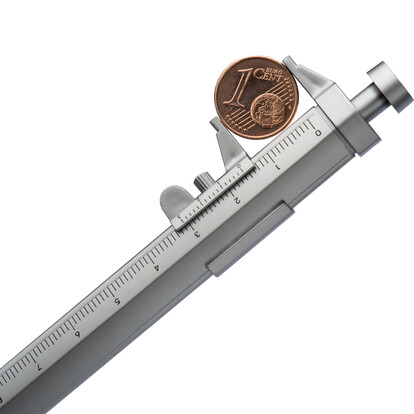 Kugelschreiber mit Schieblehre Prescot, A-Nr.: 1972 - 02 Kugelschreiber mit Schieblehre Prescot, A-Nr.: 1972 - 02