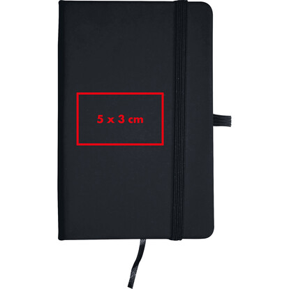 A6 Notizbuch Lübeck,schwarz, A-Nr.: 198403 - 03