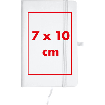 A6 Notizbuch Lübeck,weiss, A-Nr.: 198406 - 05