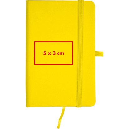 A6 Notizbuch Lübeck,gelb, A-Nr.: 198408 - 03