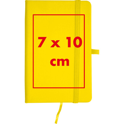 A6 Notizbuch Lübeck,gelb, A-Nr.: 198408 - 04