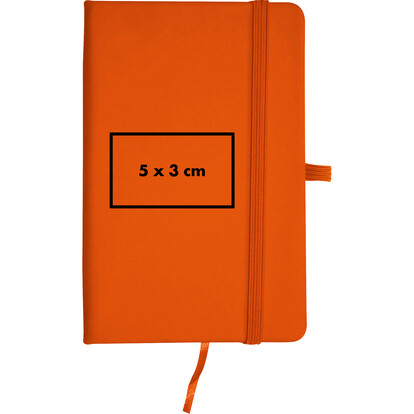 A6 Notizbuch Lübeck,orange, A-Nr.: 198410 - 03