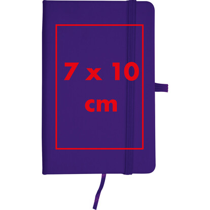 A6 Notizbuch Lübeck,violett, A-Nr.: 198412 - 04