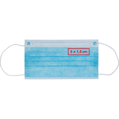 Gesichtsmaske Taranto,hellblau, A-Nr.: 203124 - 02