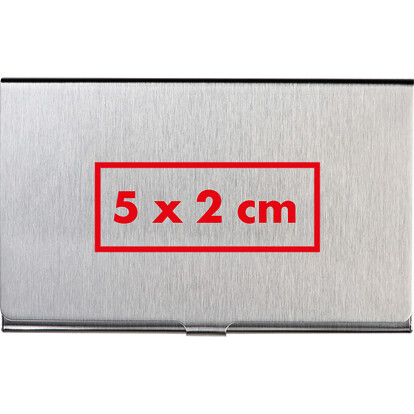 Metall Visitenkartenetui Cornwall,grau, A-Nr.: 220607 - 04