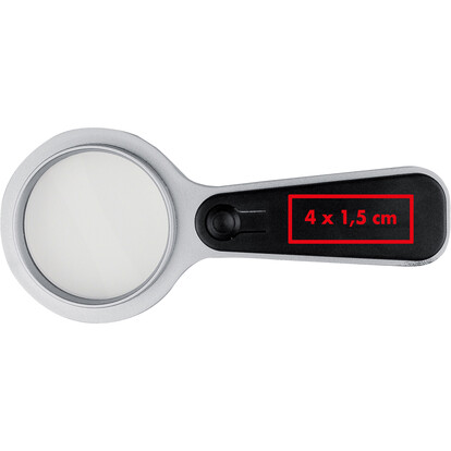 Lupe mit LED Gloucester,schwarz, A-Nr.: 223803 - 04