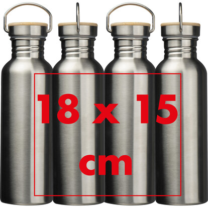 Trinkflasche Bingöl,grau, A-Nr.: 229407 - 05