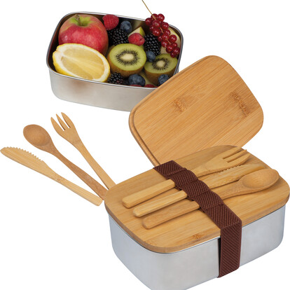 Große Brotzeitbox Diest,beige, A-Nr.: 231313 - 01