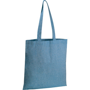 Recycelte Baumwolltasche Chelmsford,blau, A-Nr.: 235804 - 01 Recycelte Baumwolltasche Chelmsford,blau, A-Nr.: 235804 - 01