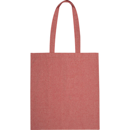 Recycelte Baumwolltasche Chelmsford,rot, A-Nr.: 235805 - 02