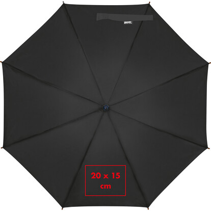 XL Automatikregenschirm Hasselt,schwarz, A-Nr.: 243603 - 04