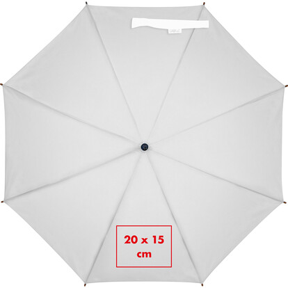 XL Automatikregenschirm Hasselt,weiss, A-Nr.: 243606 - 04
