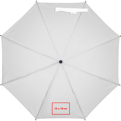 XL Automatikregenschirm Hasselt,weiss, A-Nr.: 243606 - 05