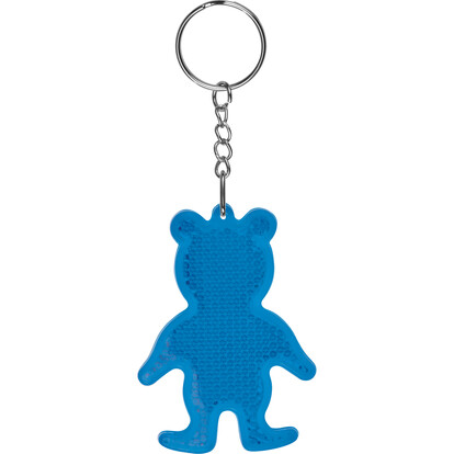 Reflektierender Schlüsselanhänger Bear, blau, A-Nr.: 244904 - 02