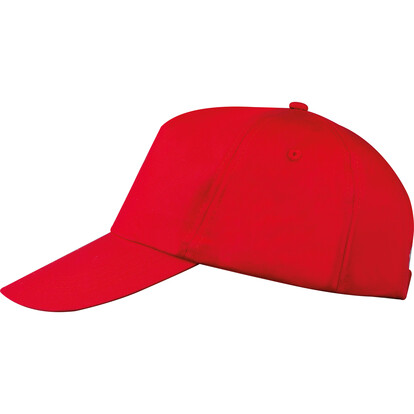 5 Panel Baseballcap Santa Fe,rot, A-Nr.: 246605 - 03