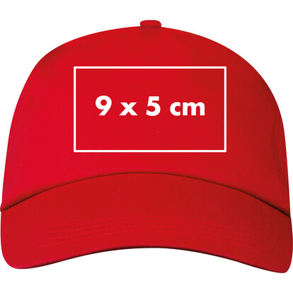 5 Panel Baseballcap Santa Fe,rot, A-Nr.: 246605 - 04