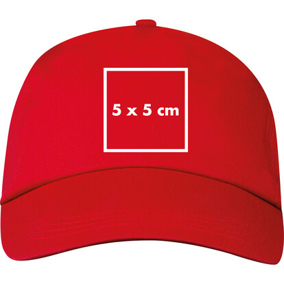 5 Panel Baseballcap Santa Fe,rot, A-Nr.: 246605 - 05