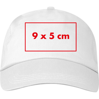 5 Panel Baseballcap Santa Fe,weiss, A-Nr.: 246606 - 04