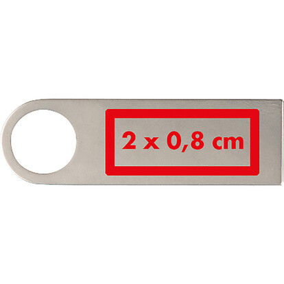 USB-Stick Landen 4 GB,grau, A-Nr.: 248107 - 03