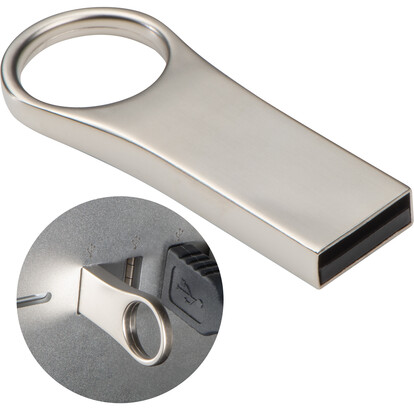 USB-Stick Spa 4GB,grau, A-Nr.: 248307 - 01