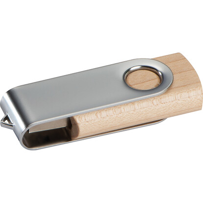 USB-Stick League City 8 GB,braun, A-Nr.: 248501 - 02