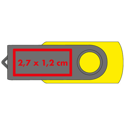 USB-Stick Liège 8 GB,gelb, A-Nr.: 249308 - 02