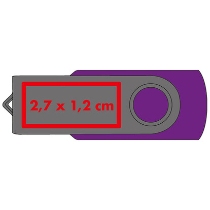 USB-Stick Liège 8 GB,violett, A-Nr.: 249312 - 02