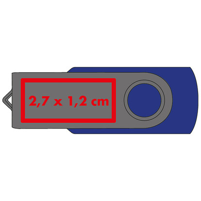 USB-Stick Liège 8 GB,dunkelblau, A-Nr.: 249344 - 02