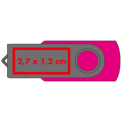 USB-Stick Liège 16 GB,pink, A-Nr.: 249611 - 02