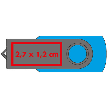USB-Stick Liège 16 GB,hellblau, A-Nr.: 249624 - 02