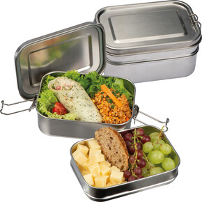 Lunchbox Porto Alegre,grau, A-Nr.: 252907 - 01 Lunchbox Porto Alegre,grau, A-Nr.: 252907 - 01