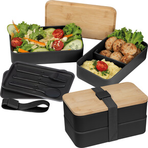 Lunchboxset Pescara,schwarz, A-Nr.: 253103 - 01 Lunchboxset Pescara,schwarz, A-Nr.: 253103 - 01