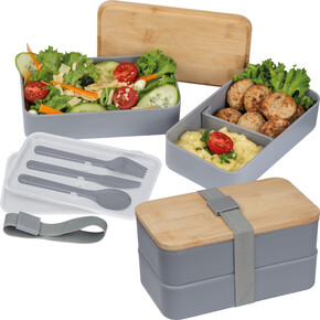 Lunchboxset Pescara,grau, A-Nr.: 253107 - 01 Lunchboxset Pescara,grau, A-Nr.: 253107 - 01