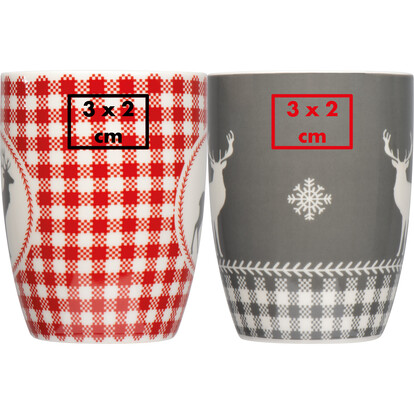 2er Weihnachtstassenset Ankara,mehrfarbig, A-Nr.: 2536mc - 05
