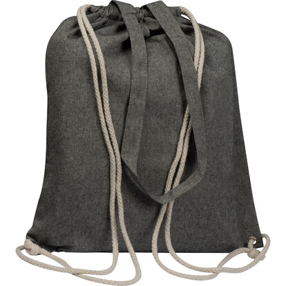 Recycelte Baumwolltasche Addison,schwarz, A-Nr.: 254303 - 02