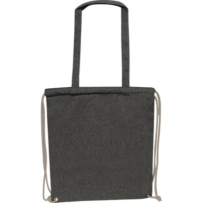 Recycelte Baumwolltasche Addison,schwarz, A-Nr.: 254303 - 03