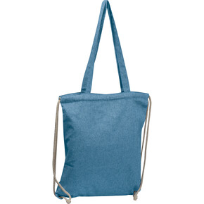 Recycelte Baumwolltasche Addison,blau, A-Nr.: 254304 - 01 Recycelte Baumwolltasche Addison,blau, A-Nr.: 254304 - 01