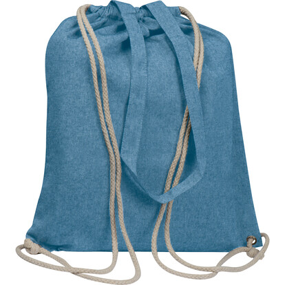 Recycelte Baumwolltasche Addison,blau, A-Nr.: 254304 - 02