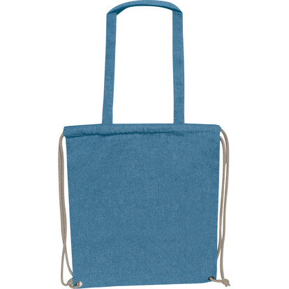 Recycelte Baumwolltasche Addison,blau, A-Nr.: 254304 - 03