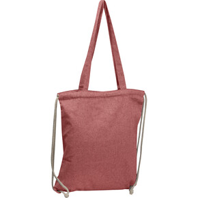 Recycelte Baumwolltasche Addison,rot, A-Nr.: 254305 - 01 Recycelte Baumwolltasche Addison,rot, A-Nr.: 254305 - 01