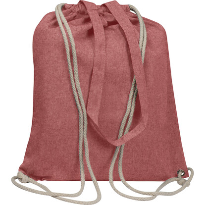 Recycelte Baumwolltasche Addison,rot, A-Nr.: 254305 - 02