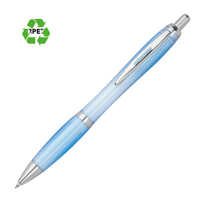 RPET Kugelschreiber Alken,hellblau, A-Nr.: 255224 - 01