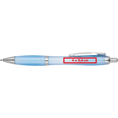 RPET Kugelschreiber Alken,hellblau, A-Nr.: 255224 - 04