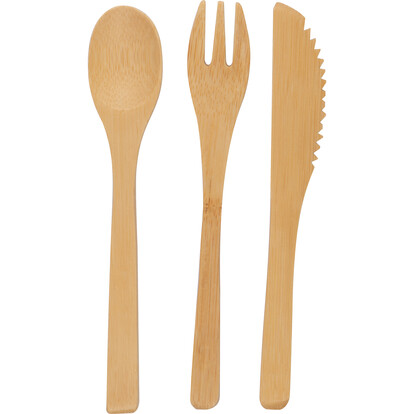 Bambusbesteck Bonneville,beige, A-Nr.: 258513 - 02