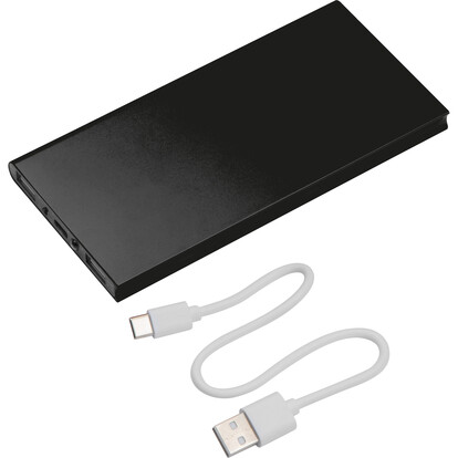 Powerbank 8.000 mAh Wolfsberg,schwarz, A-Nr.: 261203 - 01