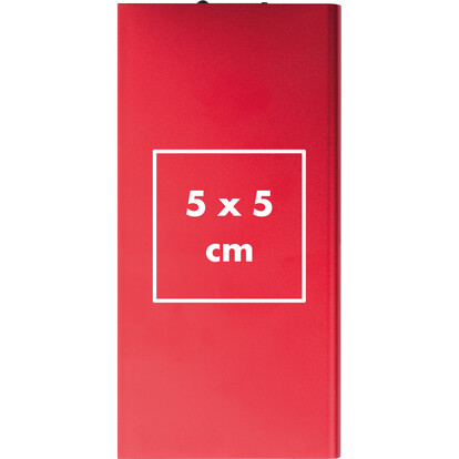 Powerbank 8.000 mAh Wolfsberg,rot, A-Nr.: 261205 - 04