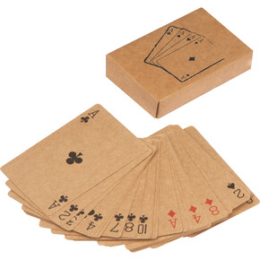 Spielkarten Newcastle,beige, A-Nr.: 262613 - 01 Spielkarten Newcastle,beige, A-Nr.: 262613 - 01