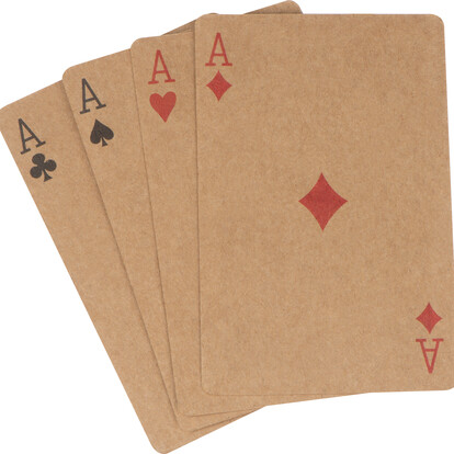 Spielkarten Newcastle,beige, A-Nr.: 262613 - 03